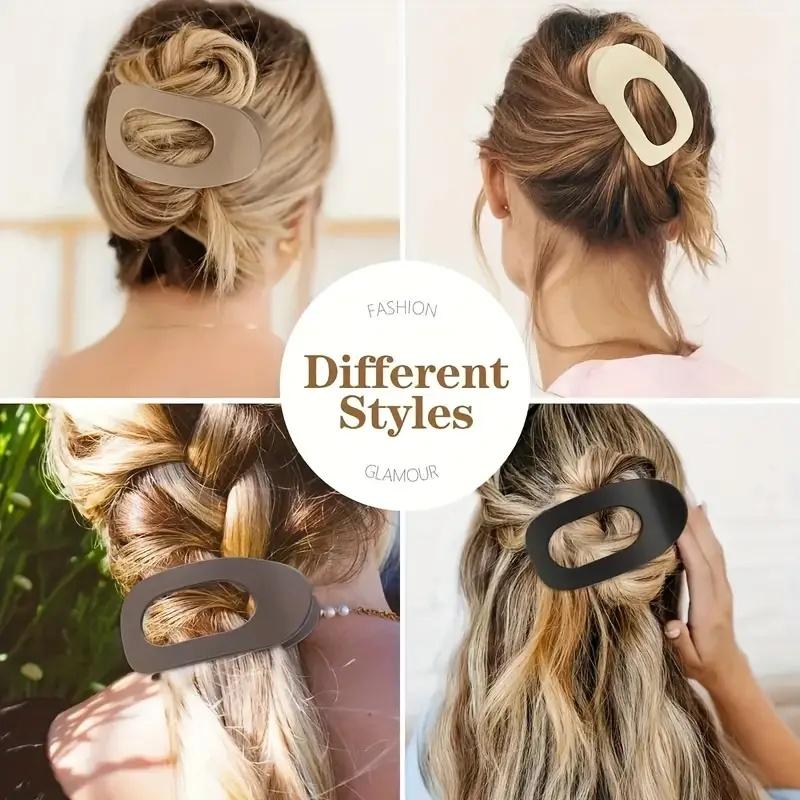 Minimalist Matte Hollow Duckbill Clips