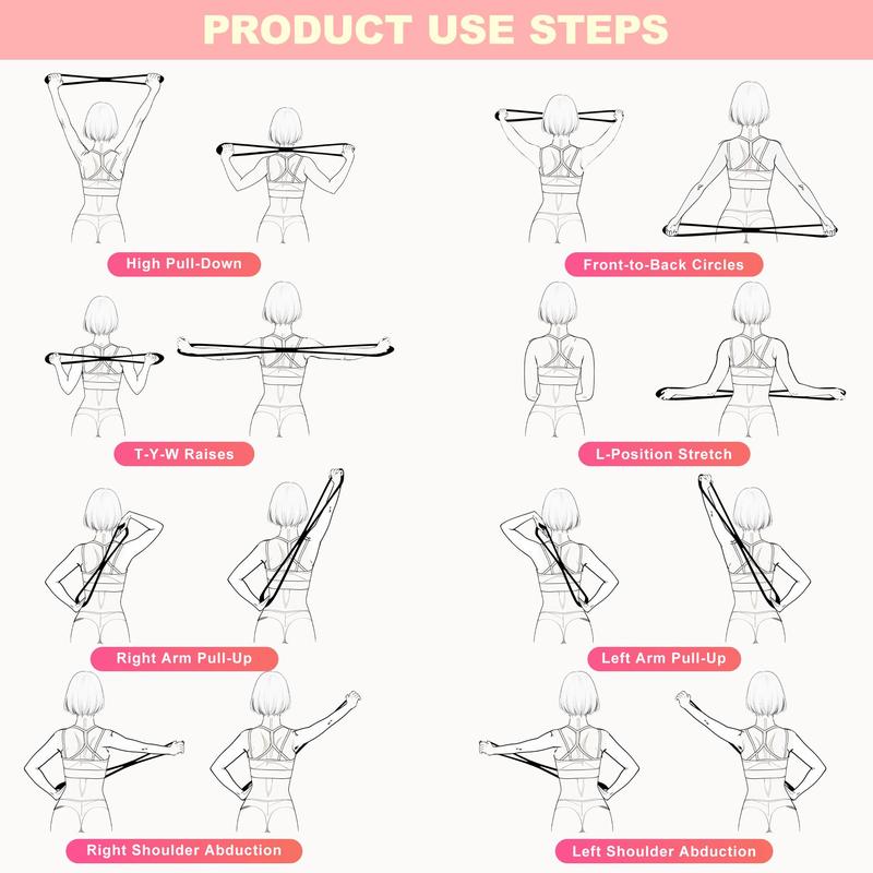 Eight-Shaped Resistance Bands for Women & Men