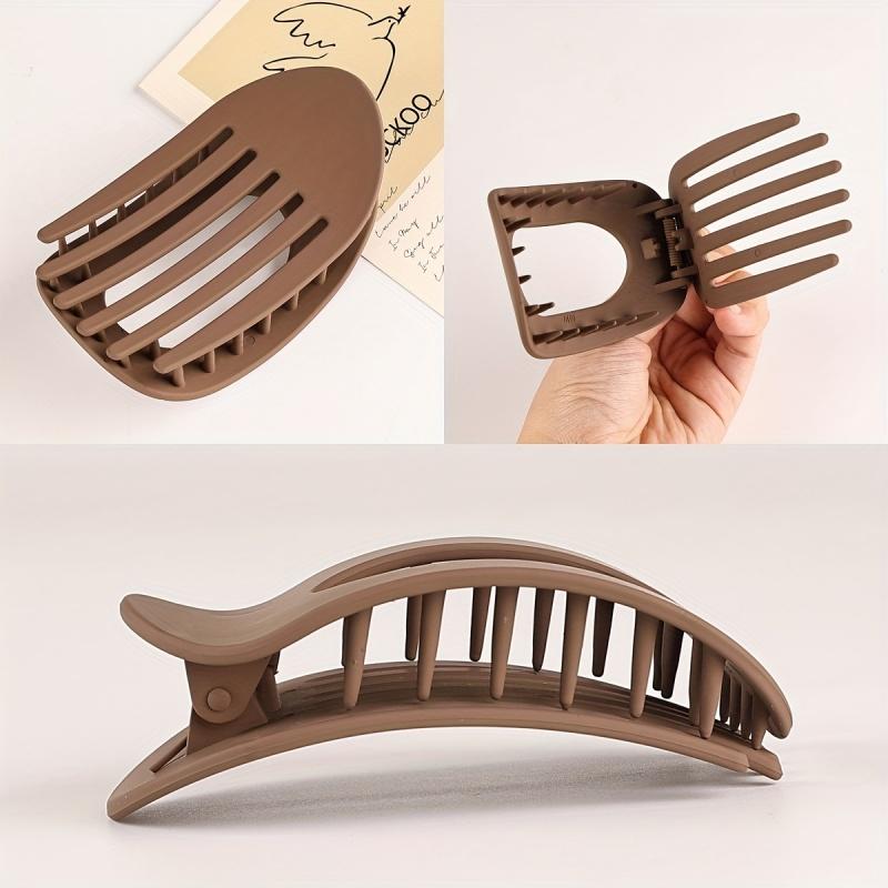 Minimalist Matte Hollow Duckbill Clips