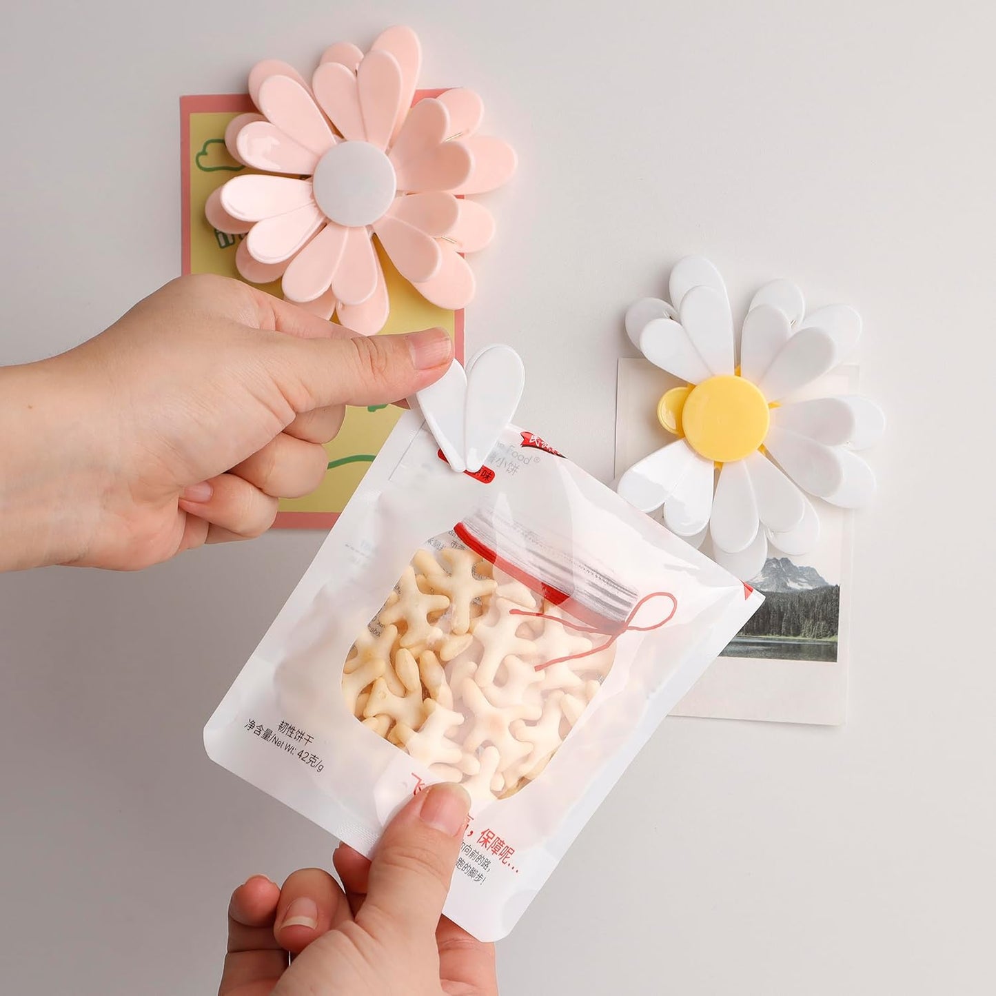 Daisy Petal Clip Refrigerator Kitchenware Magnet