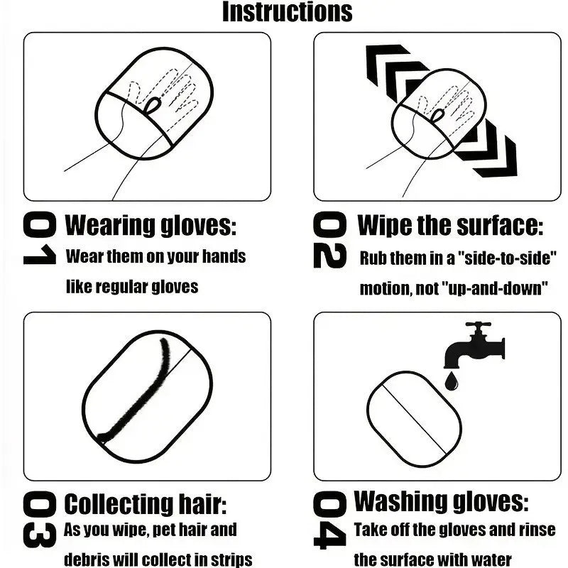 Pet Hair Removal Glove