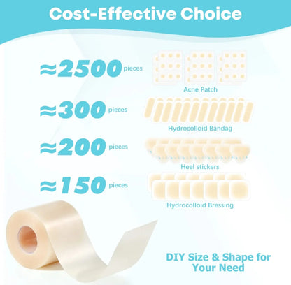 Hydrocolloid Wound Care Roll – Cut-to-Size Bandage