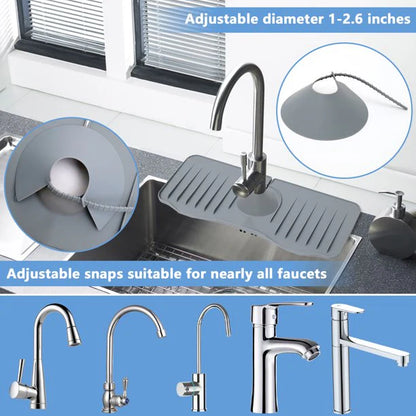 Silicone Faucet Mat for Kitchen | Sink Splash Guard