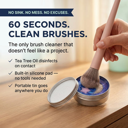 Makeup Brush Cleaner (Soap + Silicone Mat)