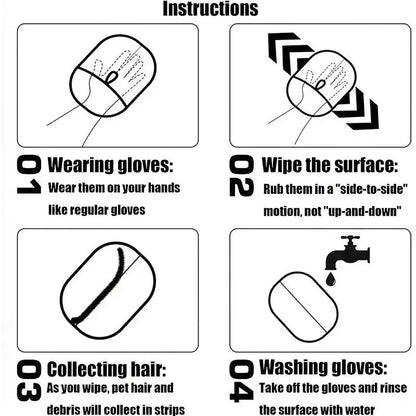 Pet Hair Removal Glove